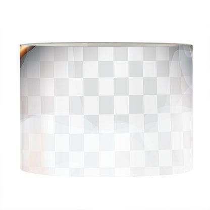 Burning Hole Print Drum Lamp Shade