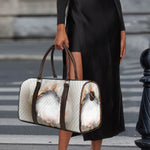 Burning Hole Print Duffle Bag