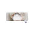 Burning Hole Print Extended Mouse Pad