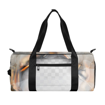 Burning Hole Print Gym Bag