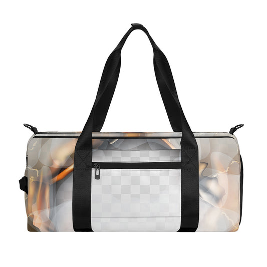 Burning Hole Print Gym Bag