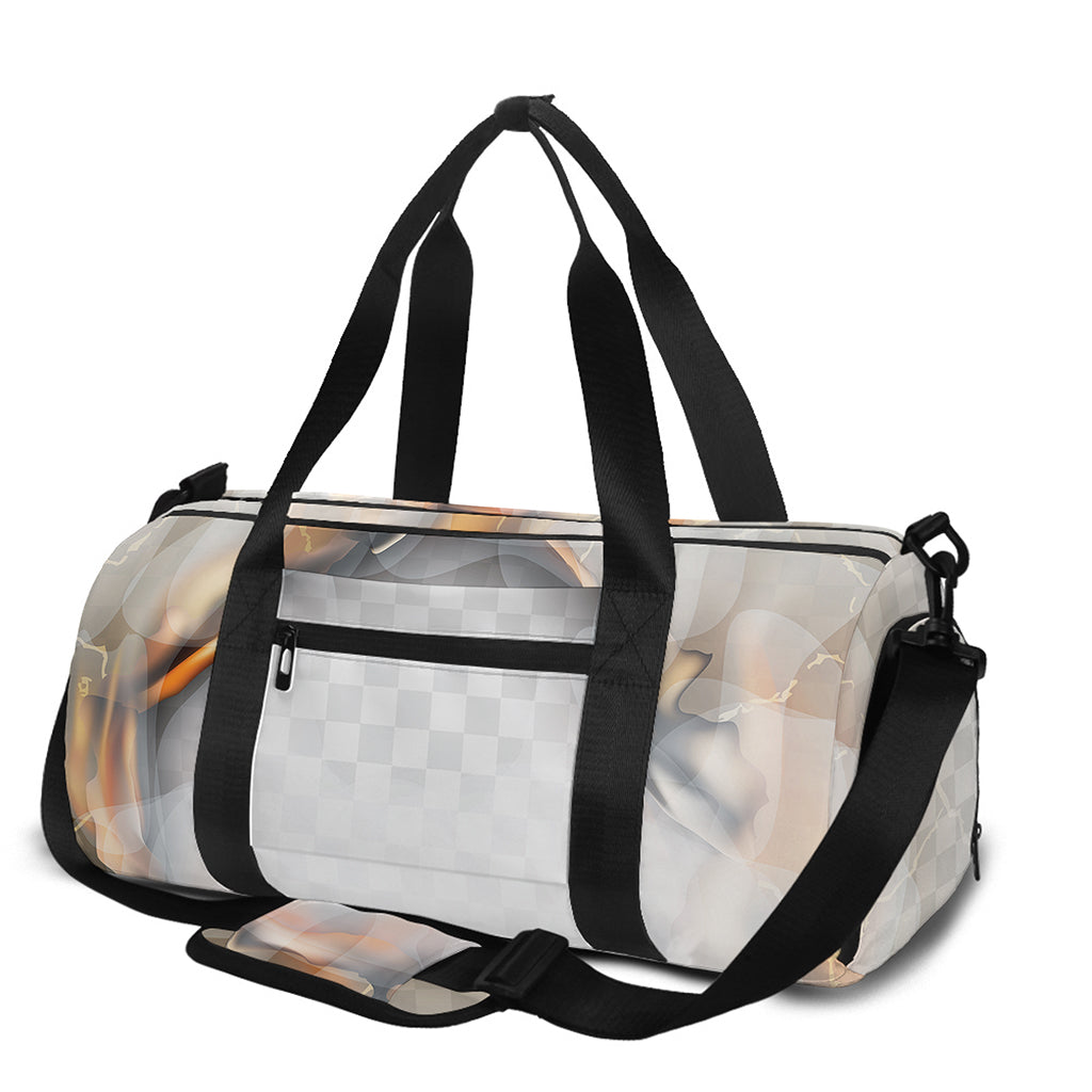 Burning Hole Print Gym Bag