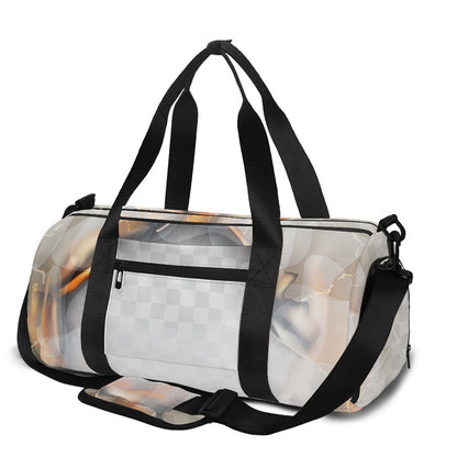 Burning Hole Print Gym Bag