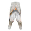 Burning Hole Print Hammer Pants