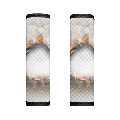 Burning Hole Print Handle Covers