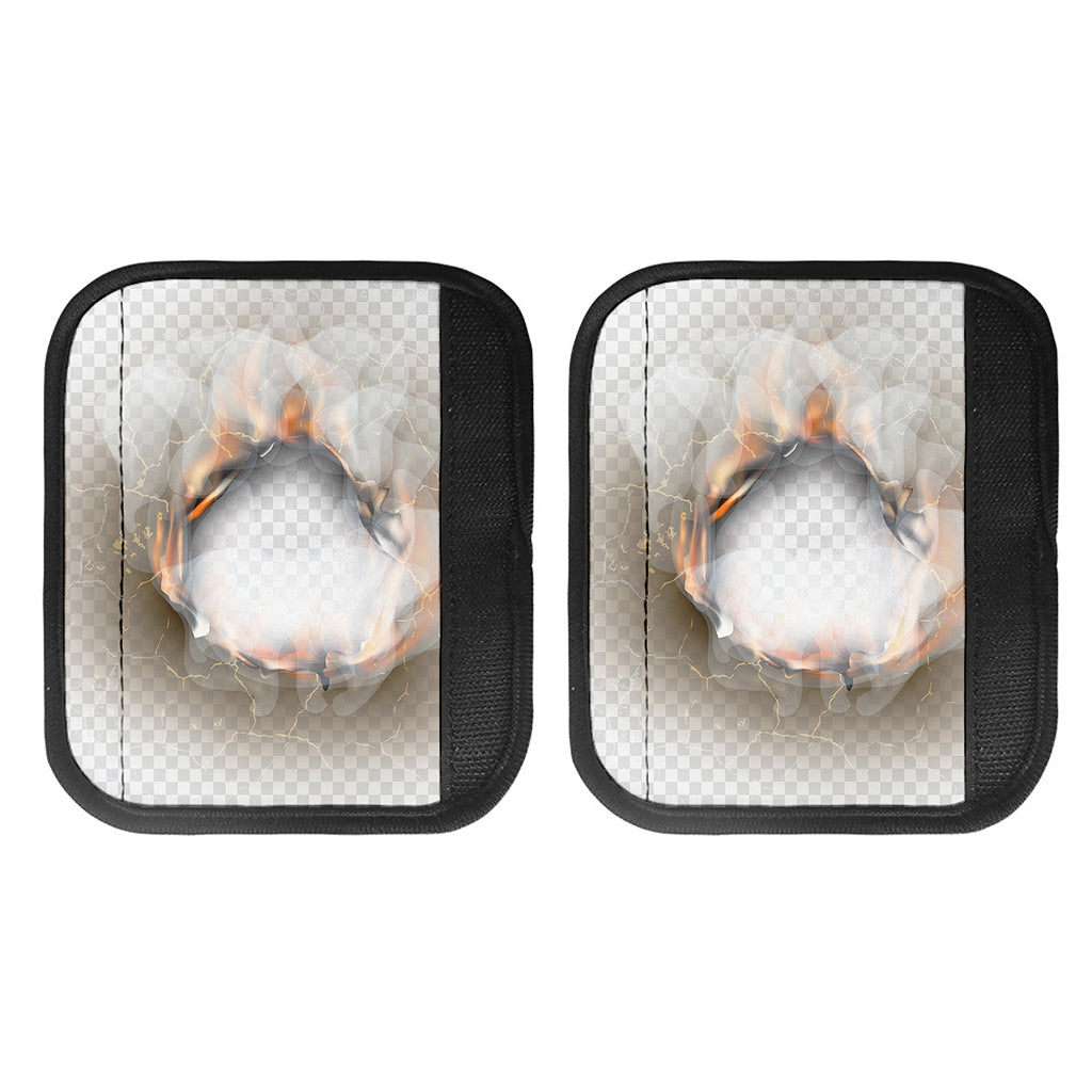 Burning Hole Print Handle Covers