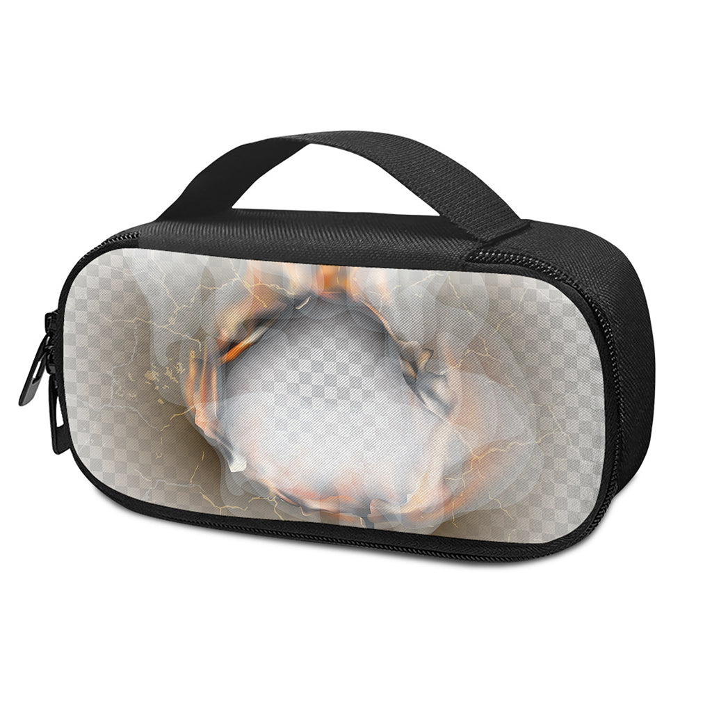 Burning Hole Print Insulin Cooler Travel Case