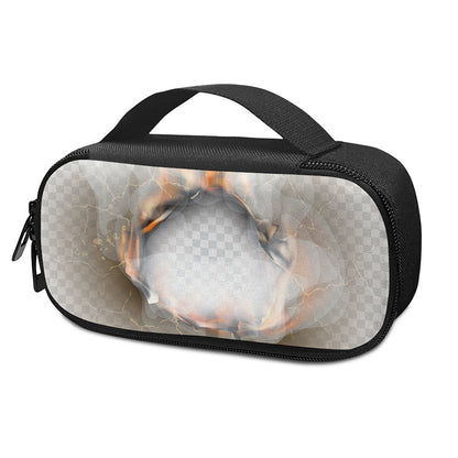 Burning Hole Print Insulin Cooler Travel Case