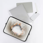 Burning Hole Print Laptop Sleeve