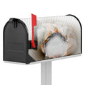 Burning Hole Print Mailbox Cover