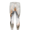 Burning Hole Print Men's Leggings