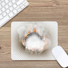 Burning Hole Print Mouse Pad