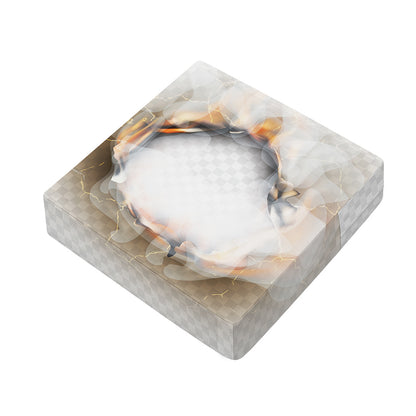 Burning Hole Print Outdoor Seat Cushion Cover