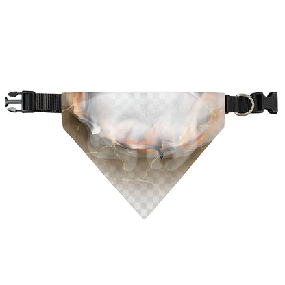 Burning Hole Print Over The Collar Dog Bandana