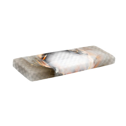 Burning Hole Print Piano Keyboard Cover