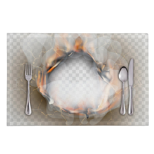 Burning Hole Print Placemat