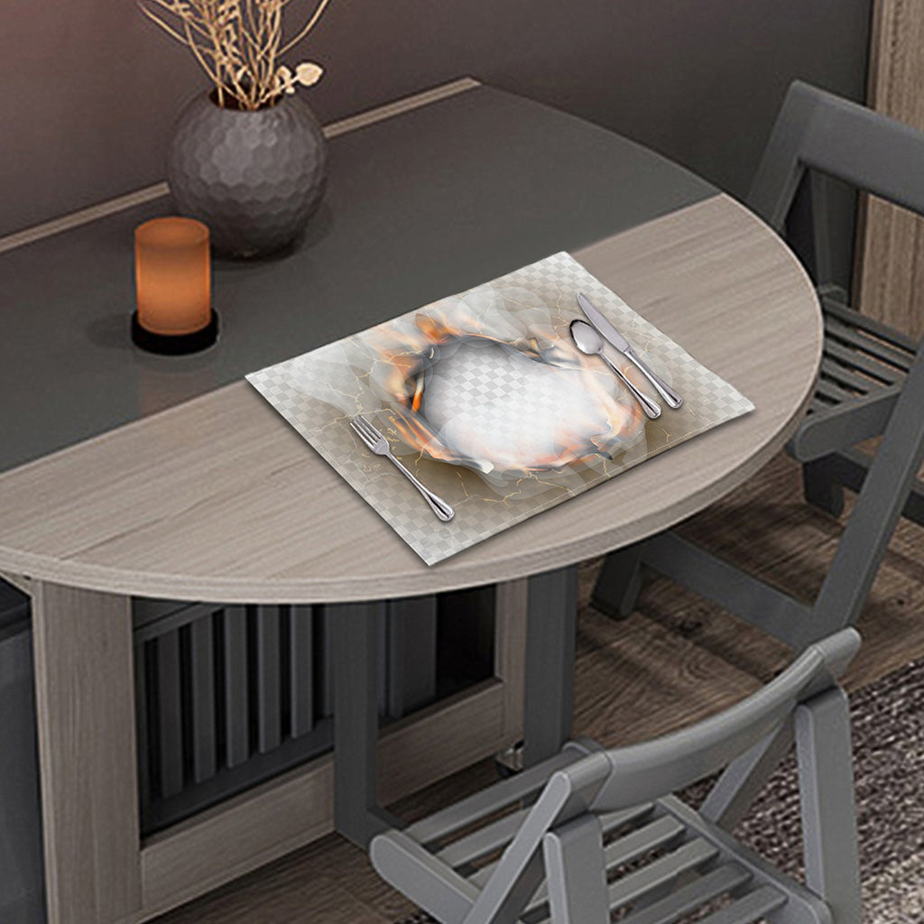 Burning Hole Print Placemat