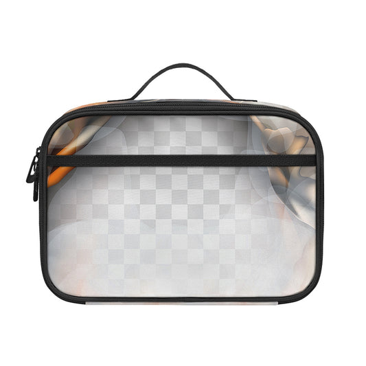 Burning Hole Print Portable Lunch Bag