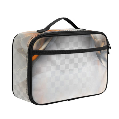 Burning Hole Print Portable Lunch Bag