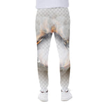 Burning Hole Print Scuba Joggers