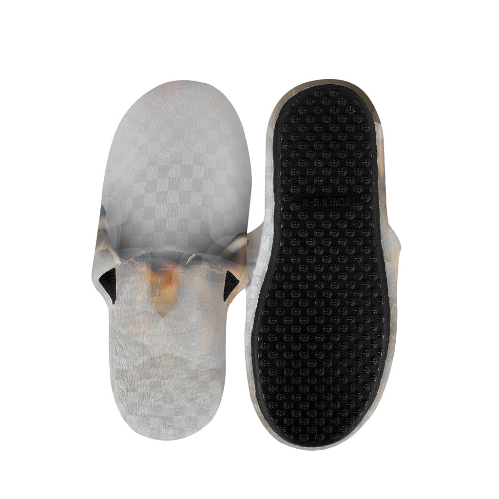 Burning Hole Print Slippers