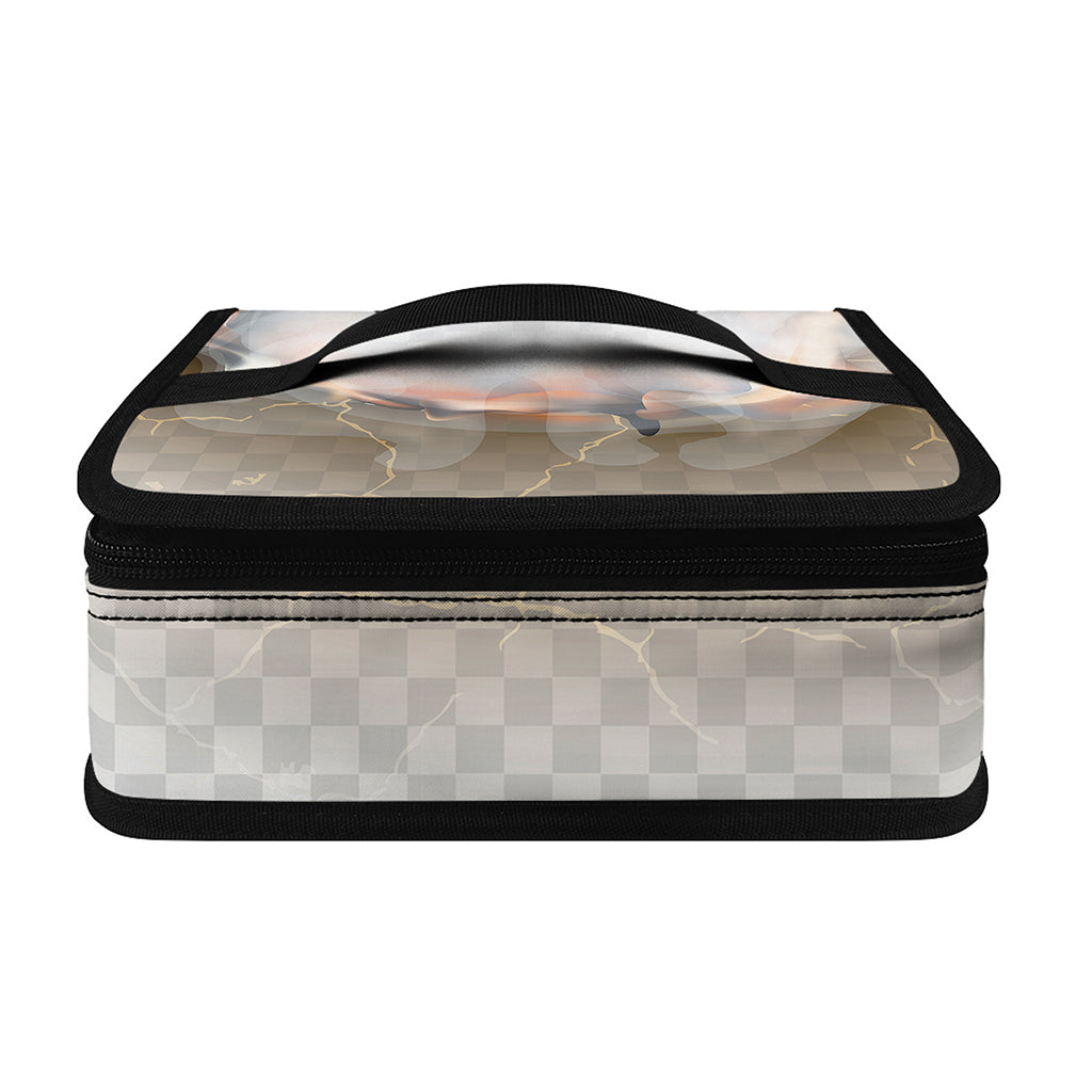Burning Hole Print Small Lunch Bag