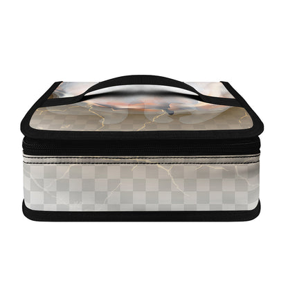 Burning Hole Print Small Lunch Bag