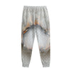 Burning Hole Print Sweatpants