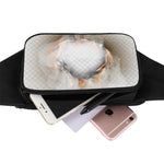 Burning Hole Print Waist Bag