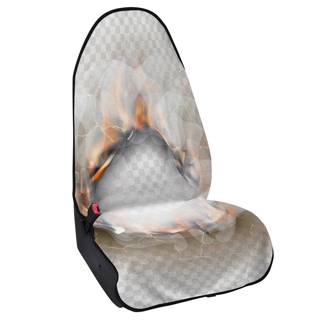 Burning Hole Print Waterproof Car Seat Cover