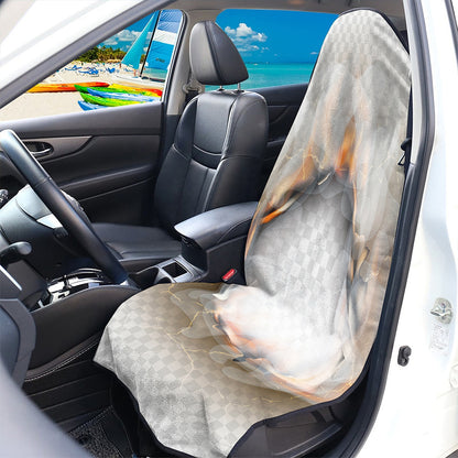Burning Hole Print Waterproof Car Seat Cover