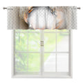Burning Hole Print Window Valance