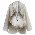 Burning Hole Print Women's Blazer