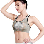 Burning Hole Print Women's Sports Bra