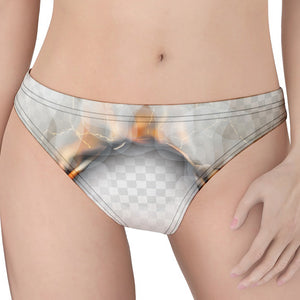 Burning Hole Print Women's Thong