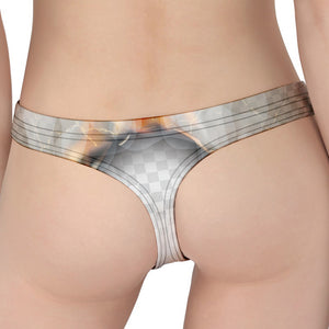 Burning Hole Print Women's Thong