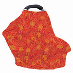 Burning Japanese Flame Pattern Print Baby Seat Cover
