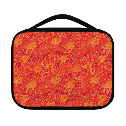 Burning Japanese Flame Pattern Print Classic Bible Case