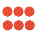 Burning Japanese Flame Pattern Print Coaster Set