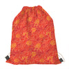 Burning Japanese Flame Pattern Print Drawstring Bag