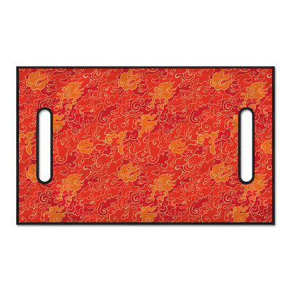 Burning Japanese Flame Pattern Print Golf Cart Seat Cover