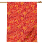 Burning Japanese Flame Pattern Print House Flag