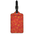 Burning Japanese Flame Pattern Print Luggage Tag