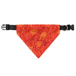 Burning Japanese Flame Pattern Print Over The Collar Dog Bandana