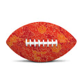 Burning Japanese Flame Pattern Print Rugby Ball
