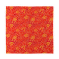 Burning Japanese Flame Pattern Print Silk Bandana