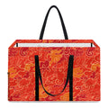 Burning Japanese Flame Pattern Print Utility Tote Bag