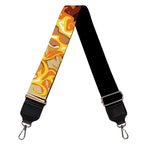 Burning Skull Print Bag Strap