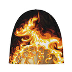 Burning Skull Print Beanie