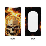 Burning Skull Print Changing Pad Cover